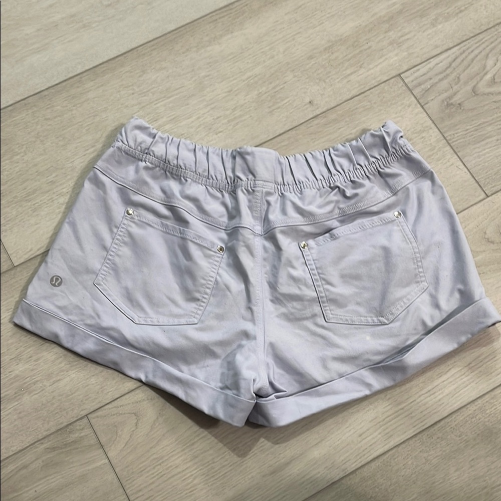 Women's Light Gray Shorts